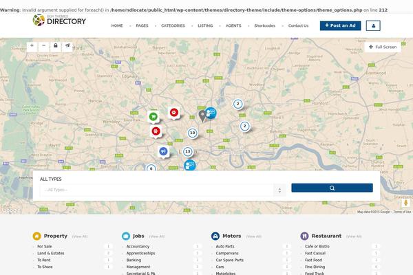 Directory-theme theme site design template sample