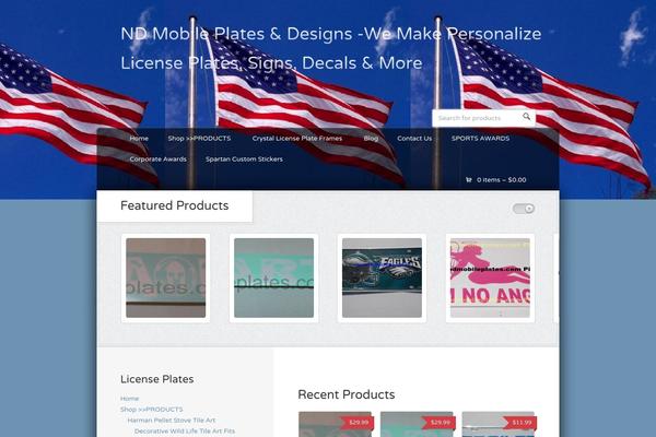 Wootique theme site design template sample