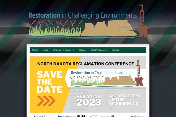 ndreclamation.com site used Expo18 Responsive Event Conference WordPress Theme