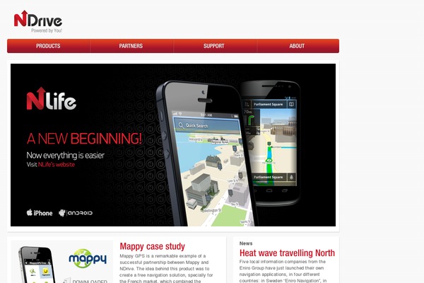 Albedo theme site design template sample