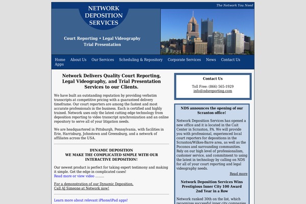 ndsreporting.com site used Ohpa_nds2