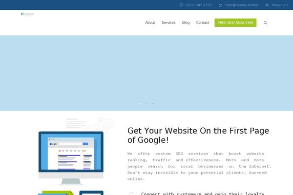 SEOWP theme site design template sample