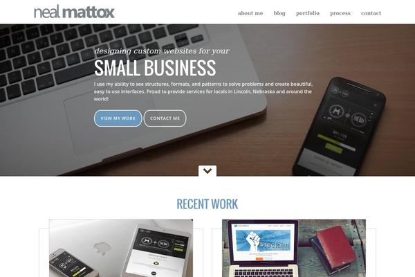 Portfolio theme site design template sample