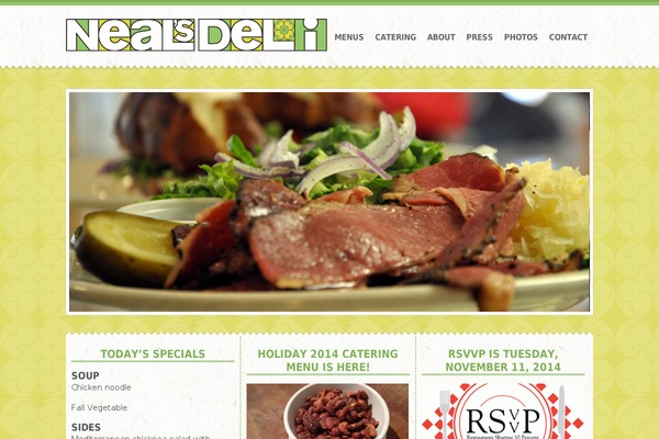 BBQ theme site design template sample