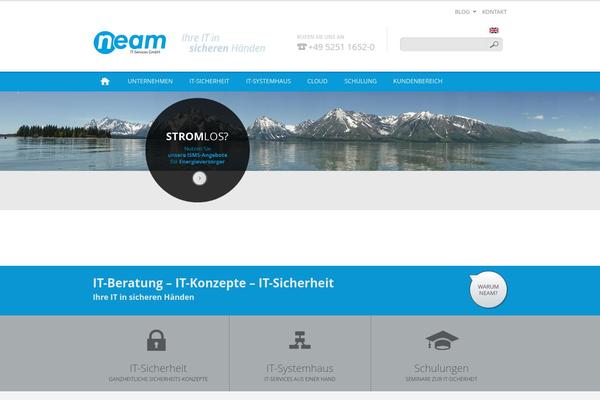 Circles theme site design template sample