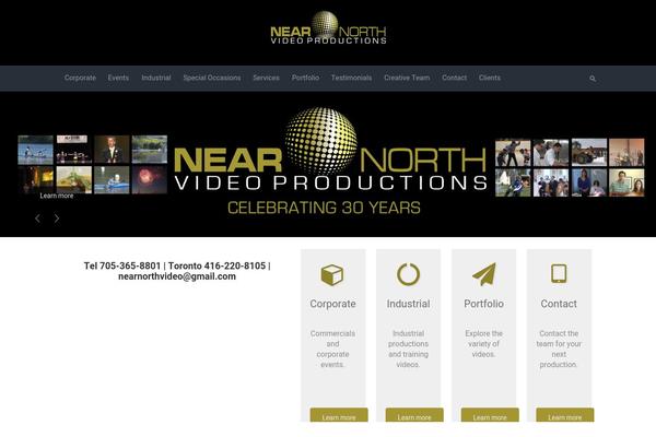 evolve theme site design template sample