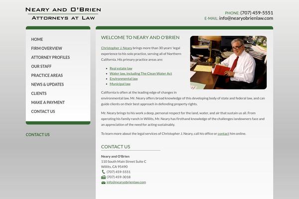 nearyobrienlaw.com site used Themodernfirm-framework