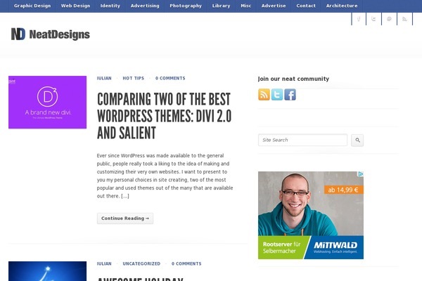 Kicker theme site design template sample