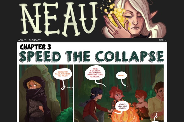 ComicPress theme site design template sample