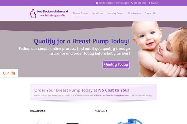 Maxima theme site design template sample