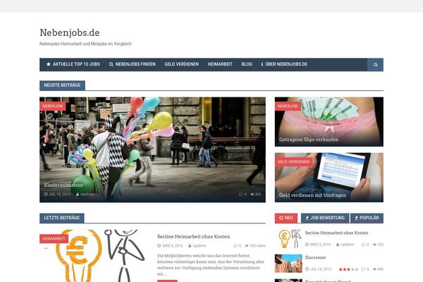 BetterMag theme site design template sample