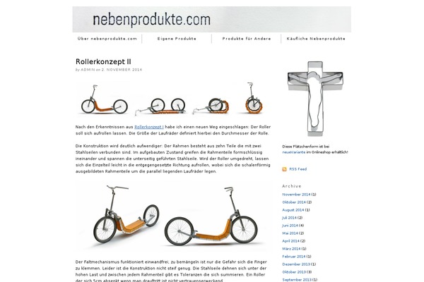 nebenprodukte.com site used Thesis 1.8.6