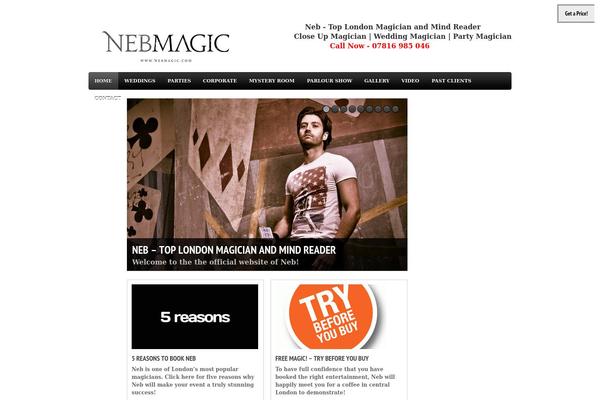 Site using Featured Page Widget plugin