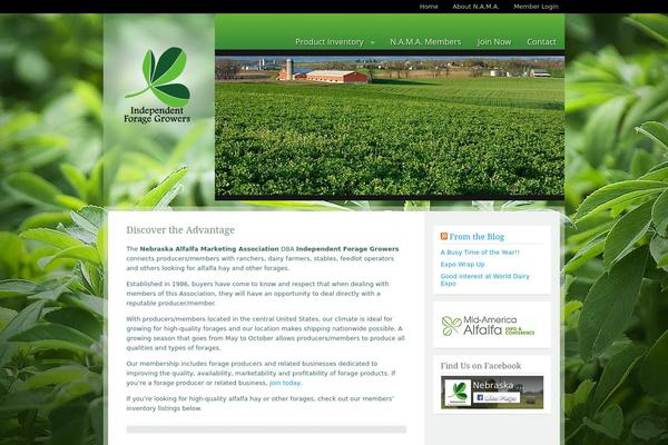 Framework theme site design template sample