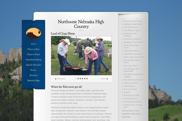 Memoir theme site design template sample