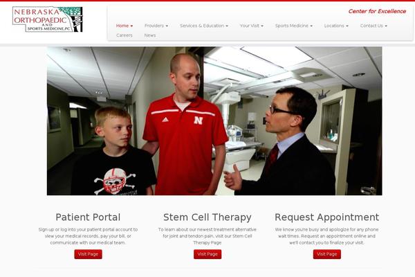 Divi Child theme site design template sample