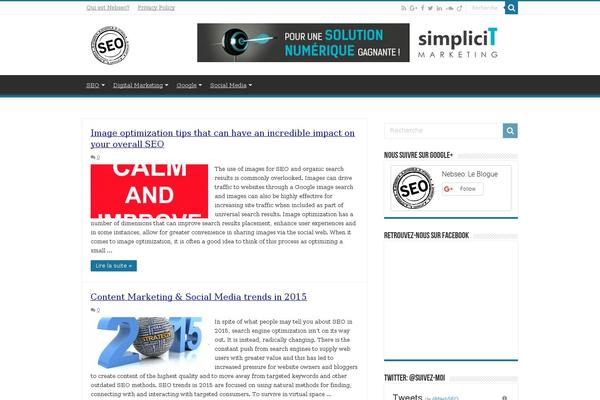 Sahifa theme site design template sample