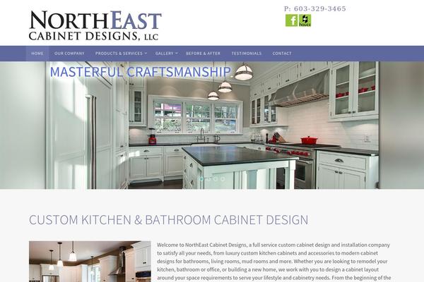 Nirvana theme site design template sample