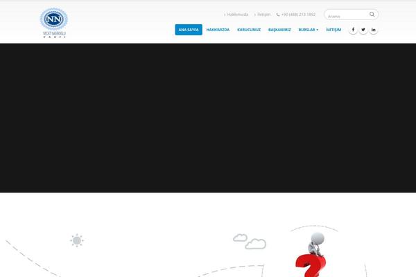 necatnasirogluvakfi.org site used Mehmettheme