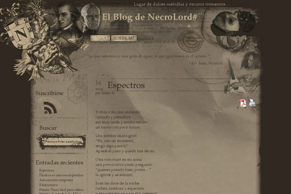 necrolab.org site used Gods-and-monsters