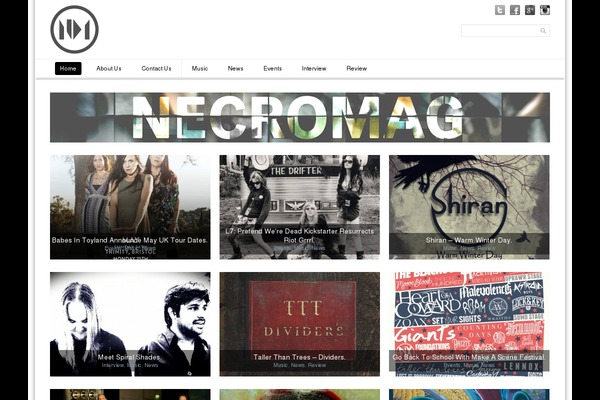 SimpleGrid theme site design template sample