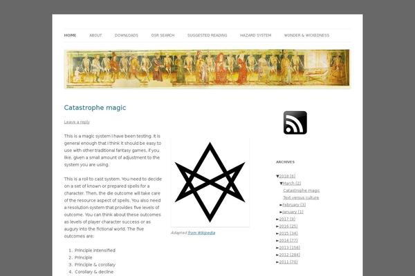 Site using WP Social Blogroll plugin
