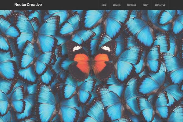 Frost theme site design template sample