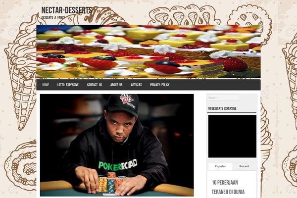 Striker theme site design template sample