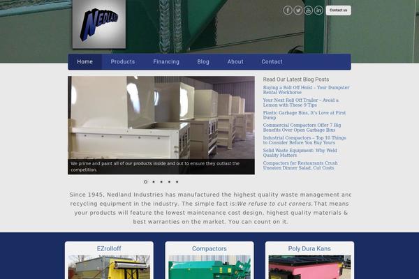 Skeleton theme site design template sample