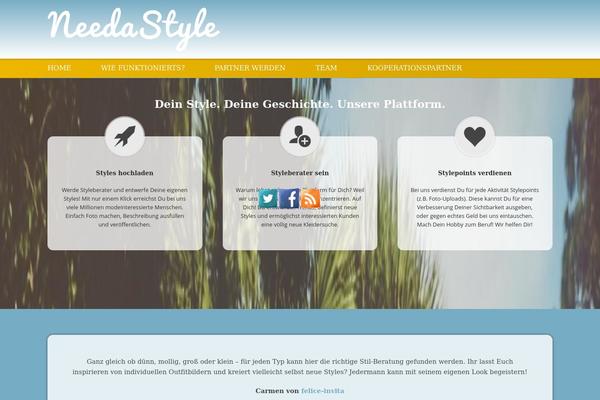 Circles theme site design template sample