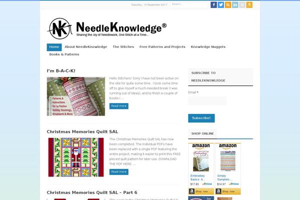 Journal theme site design template sample