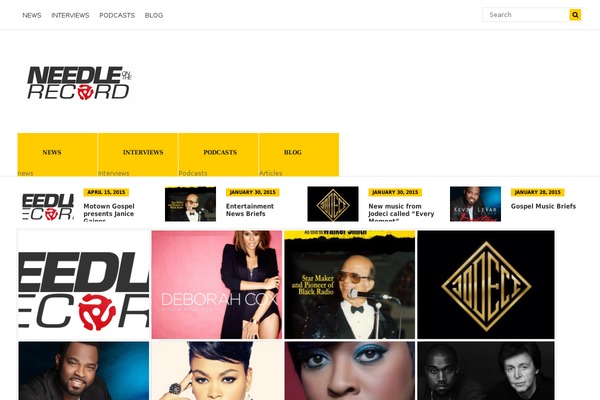 Block Magazine theme site design template sample