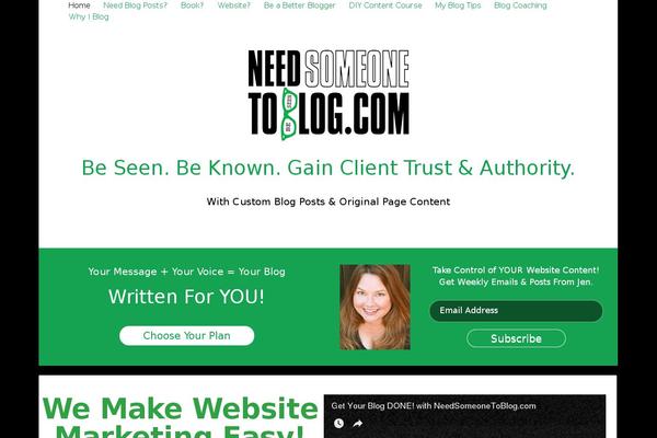 Responsive-child theme site design template sample