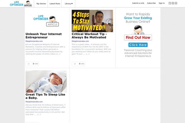 Site using The-post-grid plugin