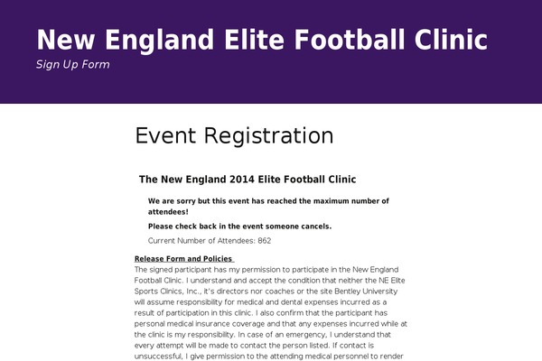 Site using Event-espresso plugin