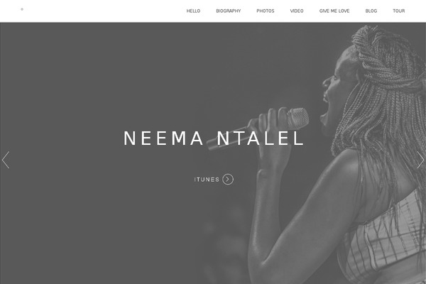 Visia theme site design template sample