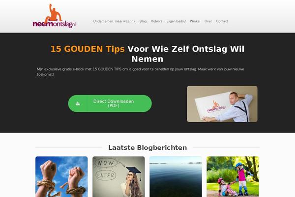 Luxe theme site design template sample