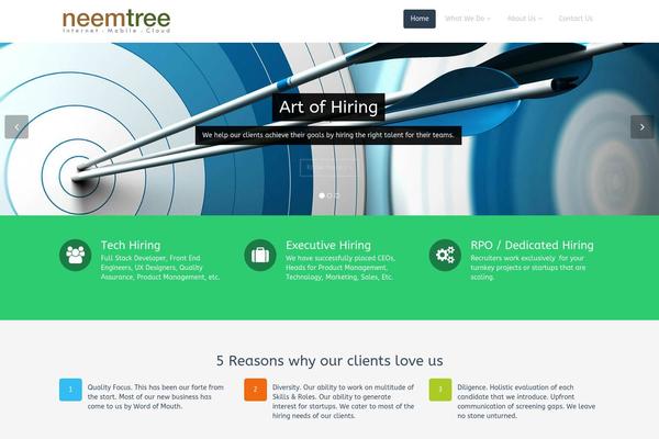 Site using GS Testimonial Slider plugin