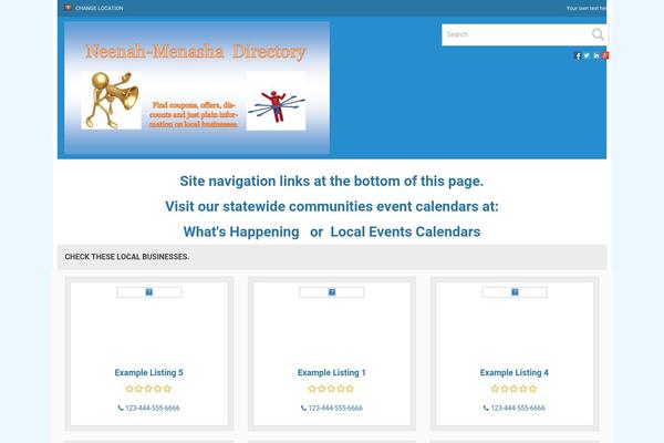 Bt theme site design template sample