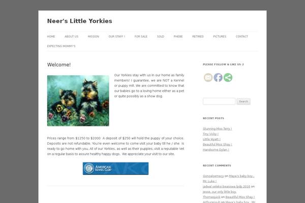 Site using Traffic Counter Widget plugin