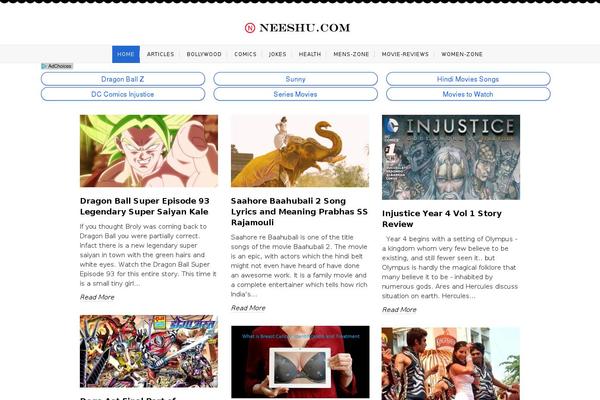 Iconic One theme site design template sample