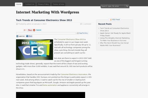 zBench theme site design template sample