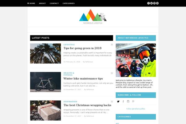Hickory theme site design template sample