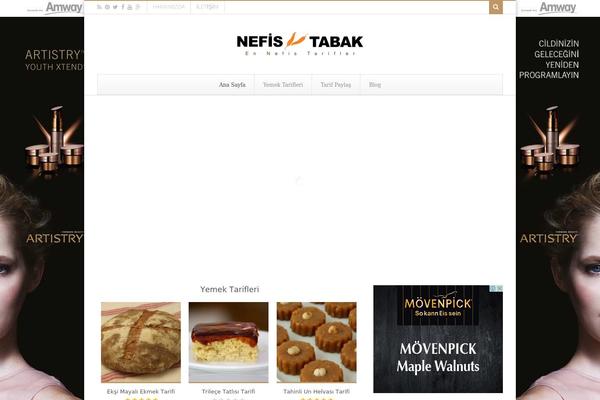 Food & Cook theme site design template sample