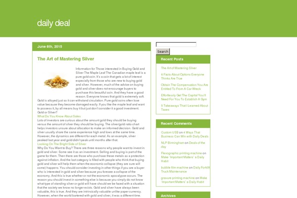 nefta.us site used The Go Green Theme