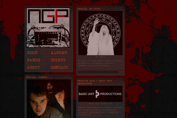 negativegain.com site used Shaken Grid Lite