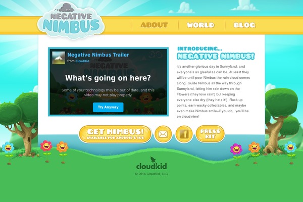 Nimbus theme site design template sample