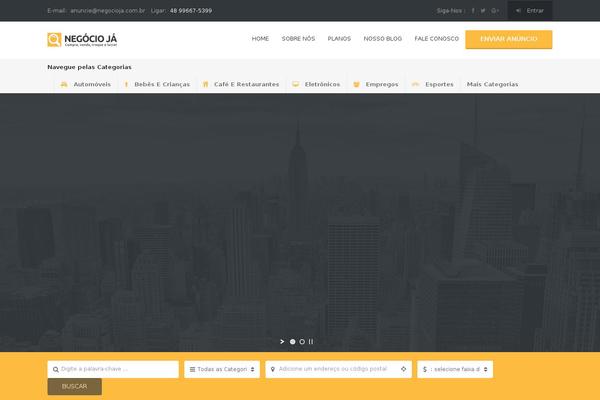 Site using Nextend Twitter Connect plugin