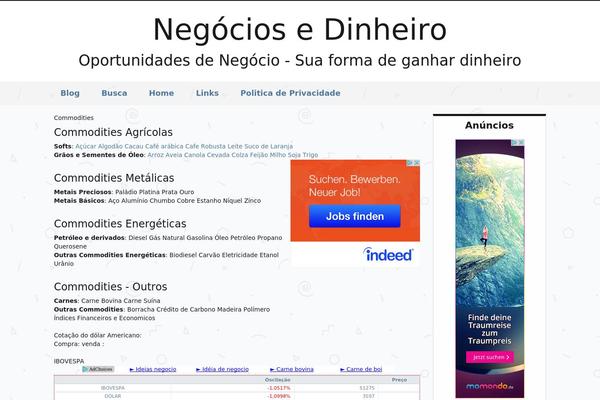 negociosedinheiro.com.br site used Just Content