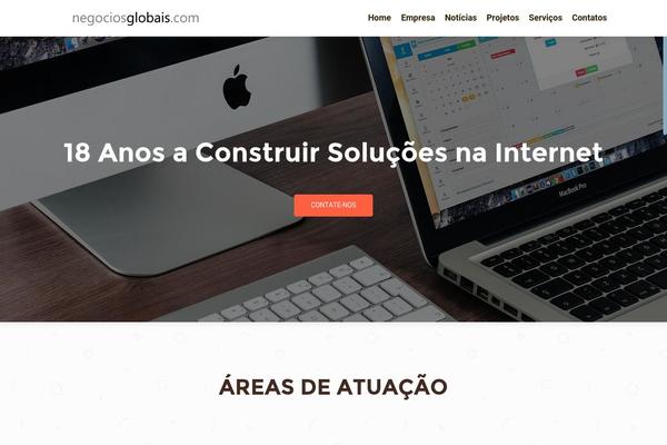 OnePirate theme site design template sample